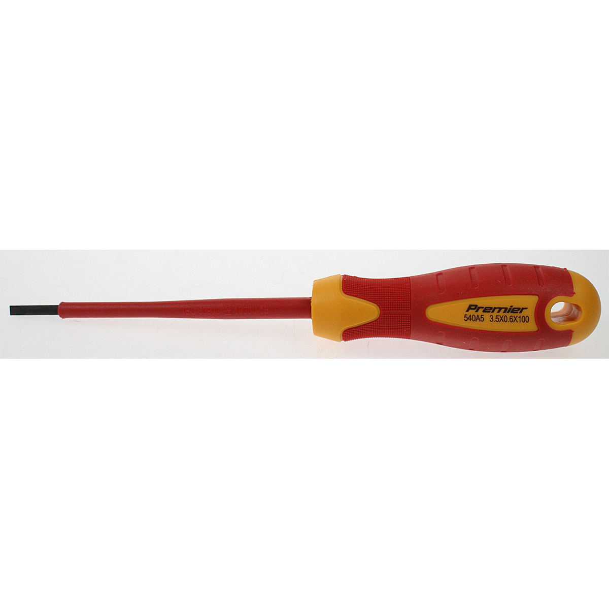 ENT1099 Sealey Premier AK6124.04 VDE Slotted Screwdriver sl3.5 x 100mm