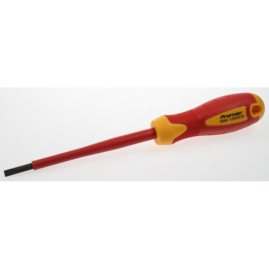 ENT1100 Sealey Premier AK6124.03 VDE Slotted Screwdriver sl4.0 x 100mm