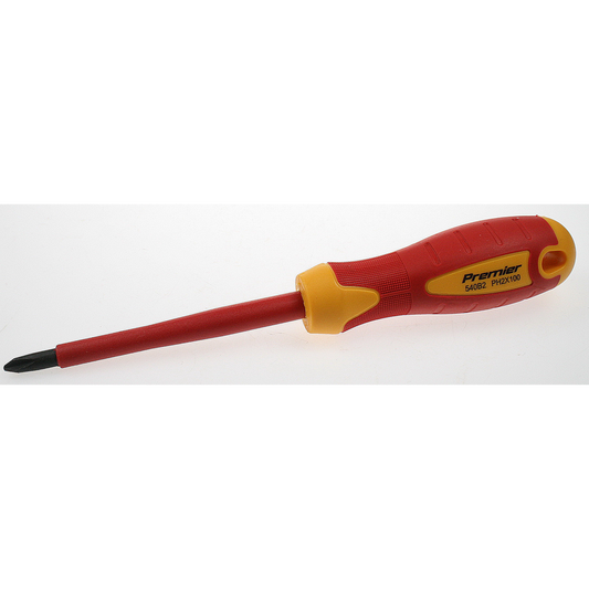 ENT1104 Sealey Premier AK6124.06 VDE Phillips Screwdriver ph2 x 100mm
