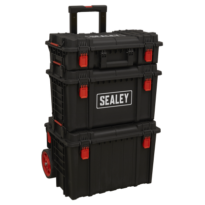 ENT1152 Sealey AP890 Heavy-Duty Mobile Storage System 3pc
