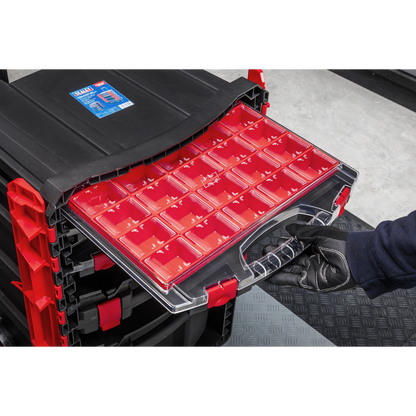 ENT1153 Sealey AP860 Professional Mobile Toolbox With 5 Removable Storage Cases