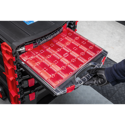 ENT1153 Sealey AP860 Professional Mobile Toolbox With 5 Removable Storage Cases