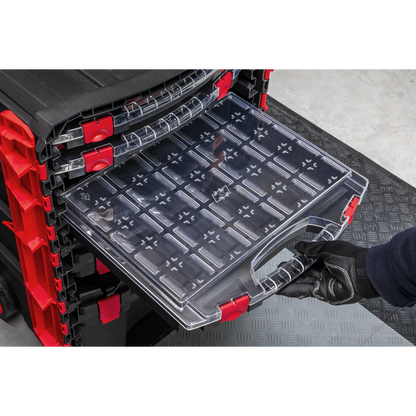 ENT1153 Sealey AP860 Professional Mobile Toolbox With 5 Removable Storage Cases