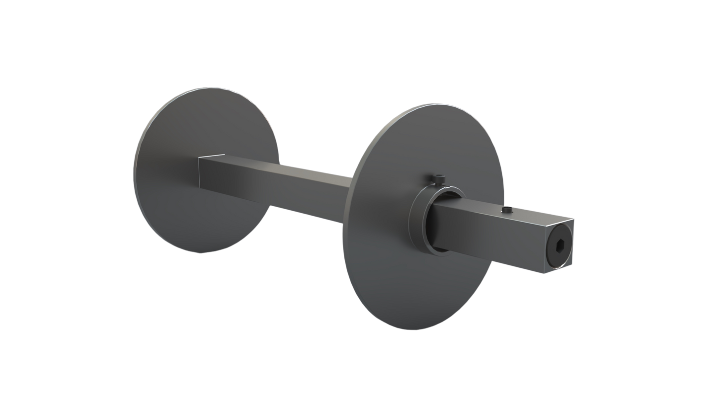 IND0020 Paramount 26 17mm Square Shaft Retractable Dummy End