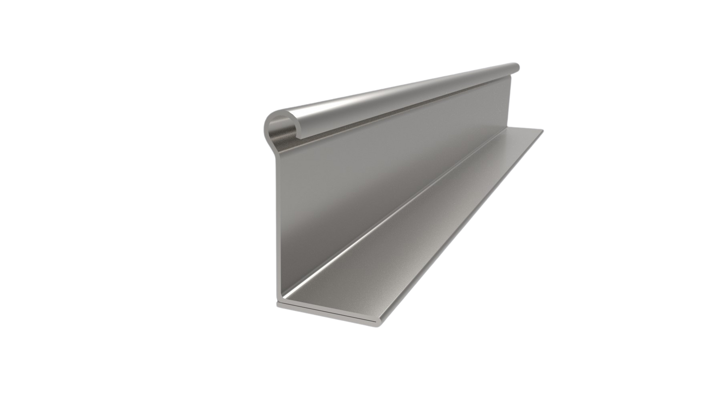 IND0070 BOTTOM RAIL L Profile 6 meter length