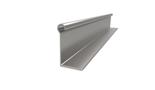 IND0070 BOTTOM RAIL L Profile 6 meter length