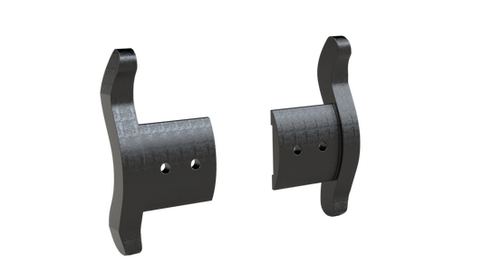 IND0019 Paramount 26 Endlocks Black Plastic 75mm (pair)