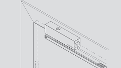 40TC028348 GEZE TS3000V Door Closer Body - Silver