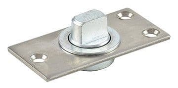40TC109621. GEZE TS137 A, Pivot with flat-tapered spindle, 150 kg leaf