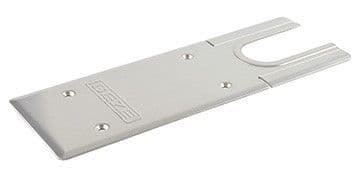 40TC5404 GEZE Cover plates for TS 500 NV Satin Stainless Steel
