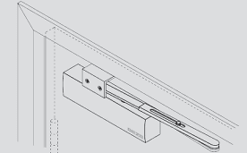 40TC5415DC GEZE TS 4000 S Universal Door Closer - Silver