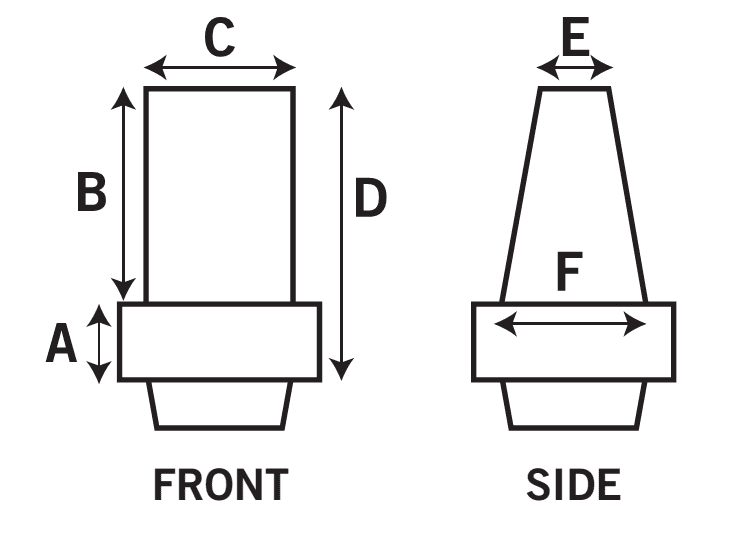 45200410 dormakaba BTS Spindle insert - Extended 40mm