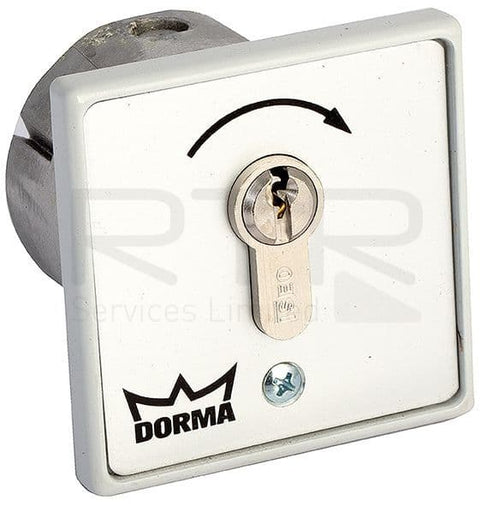 5054531332 DORMA Key Switch Flush Mounting with Euro Profile Half-Cyli ...