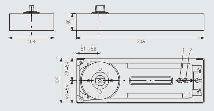 81100002 dormakaba BTS84 Non Hold-open, Unit, box & spindle - EN4