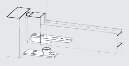 85210021 dormakaba RTS85 Bottom Pivot - End Load