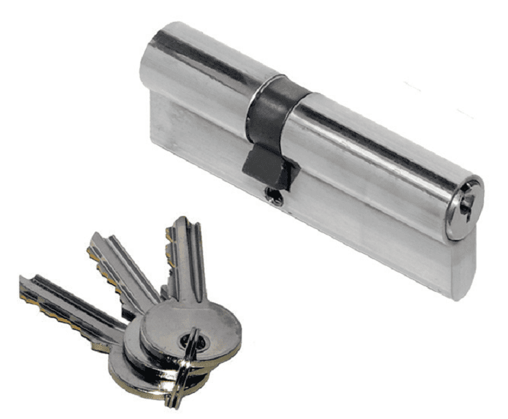 ACC1808 Contractors Double Euro Profile 6 PIN Cylinder Fixed Cam