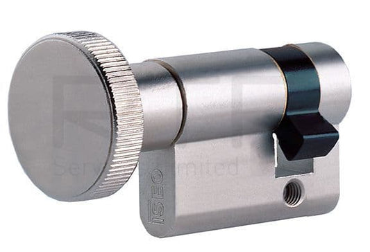 ACC1824 ISEO F5 - 5 Pin Euro Profile Half Cylinder with Thumbturn