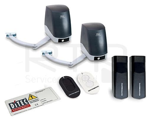 GAB4109 Ditec DOITFCLS Kit for Double Swing Gate Leafs up to 2.3m, exc Light