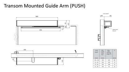 GI_548-164 Gilgen FD20 RG Slide Arm New Style