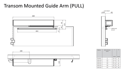 GI_548-164 Gilgen FD20 RG Slide Arm New Style