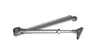 R-11156 Rutland Hold Open Armset Adj Strength, Silver 1200mm Leaf