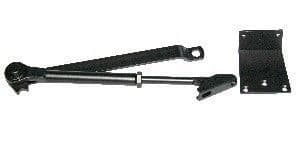 R-11157 Rutland Hold Open Armset including PA Bracket , Black