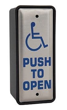 SAP2002B Larco Stainless Steel Jamb Push Pad with Transmitter