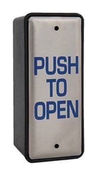 SAP2004B Larco Stainless Steel Jamb Push Pad with Transmitter
