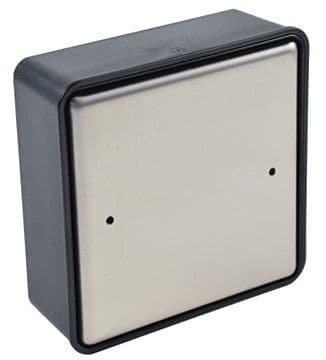 SAP2010B Larco Stainless Steel Square Push Pad  4.5" & Transmitter