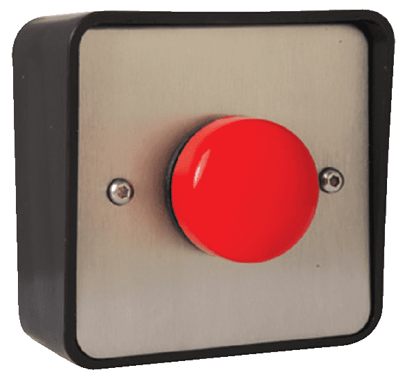 SAP2288 Red Dome Button (Back box optional)