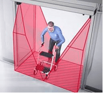 SAP4170-2 BEA FlatScan 3D Set R/H & L/H for closing faces on a pair of doors