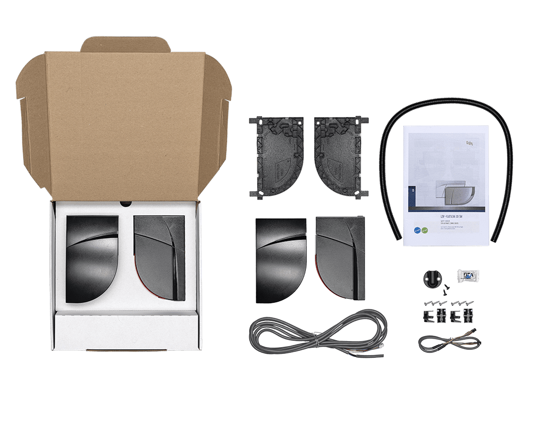SAP4180-2 BEA FlatScan 3D R/H + SW L/H , for opening and closing faces on a Single Leaf